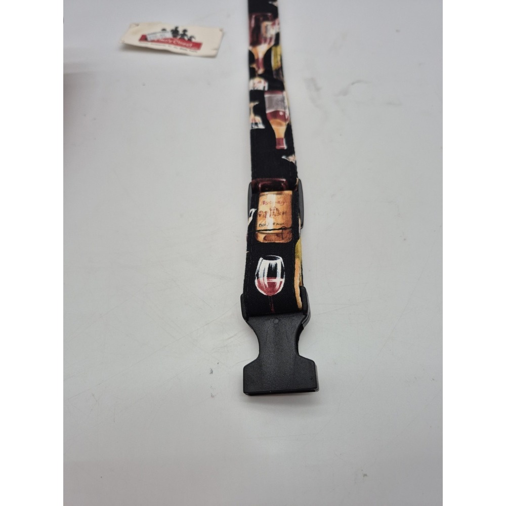 Elmo's Closet Large Dog Collar Wine Bottles Adjustable 15"-22" - Picture 5 of 9